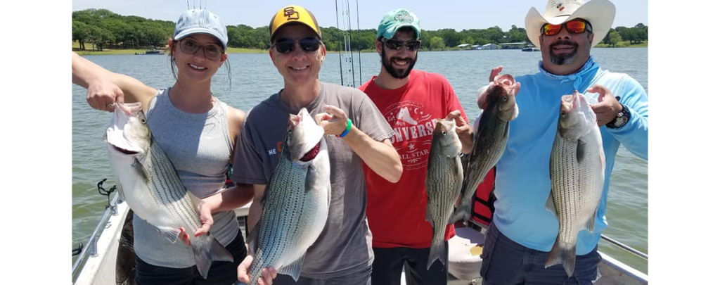 Early Summer Lake Lewisville Fishing Guide Report